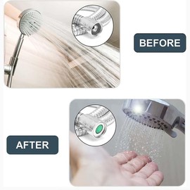 8 Pcs Shower Flow Restrictor Shower Head Flow Restrictor Shower Flow Reducer Limiter Set Shower Restrictors for Fixed Shower Head and Handheld
