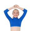 Danzcue Body deportivo básico de animadora para niñas, Royal, Medium