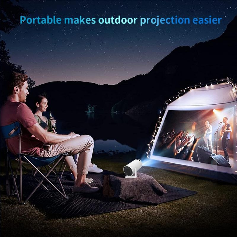 Mini Projector for Android 11 1280x720DPI 1GB 8GB Maximum 130inch