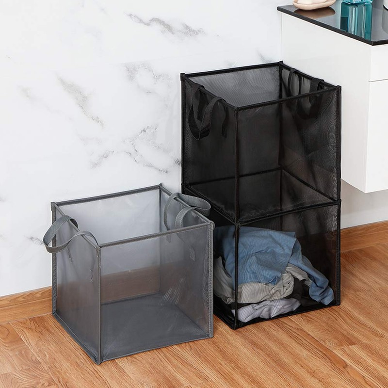 HONOMA Laundry Bags Hamper Bag with Handles,Portable &Collapsible Dirty Clothes