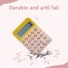 Exlliy Exlliy Pocket Calculator, Kids 8 Digit Small Desktop, LCD