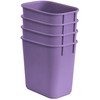 Acrimet Wastebasket, Deskside Bin, 3.25 Gallon/13 Quart/ 12 Liter (Plastic)