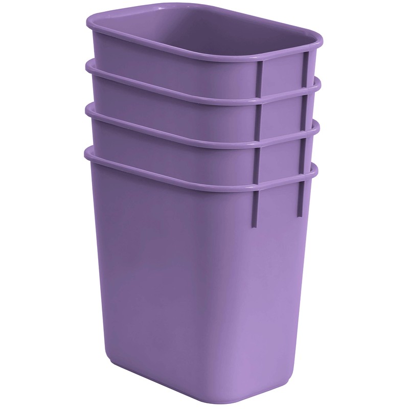 Acrimet Wastebasket, Deskside Bin, 3.25 Gallon/13 Quart/ 12 Liter (Plastic)