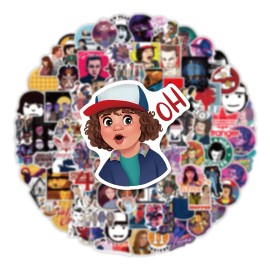 Stranger Things 100pcs Calcomanias Stickers Pvc Contra Agua