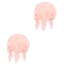 TOVINANNA 2pcs Silk Night Sleeping Bonnet for Women Girls Smooth Hair Protection Hat Charming All Retains Moisture Reduces Breakage for Curly Straight Hair Styles