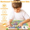 GOTRUST Magnet Alphabet Maze, Montessori Letter Maze Puzzles, Alphabet Matching