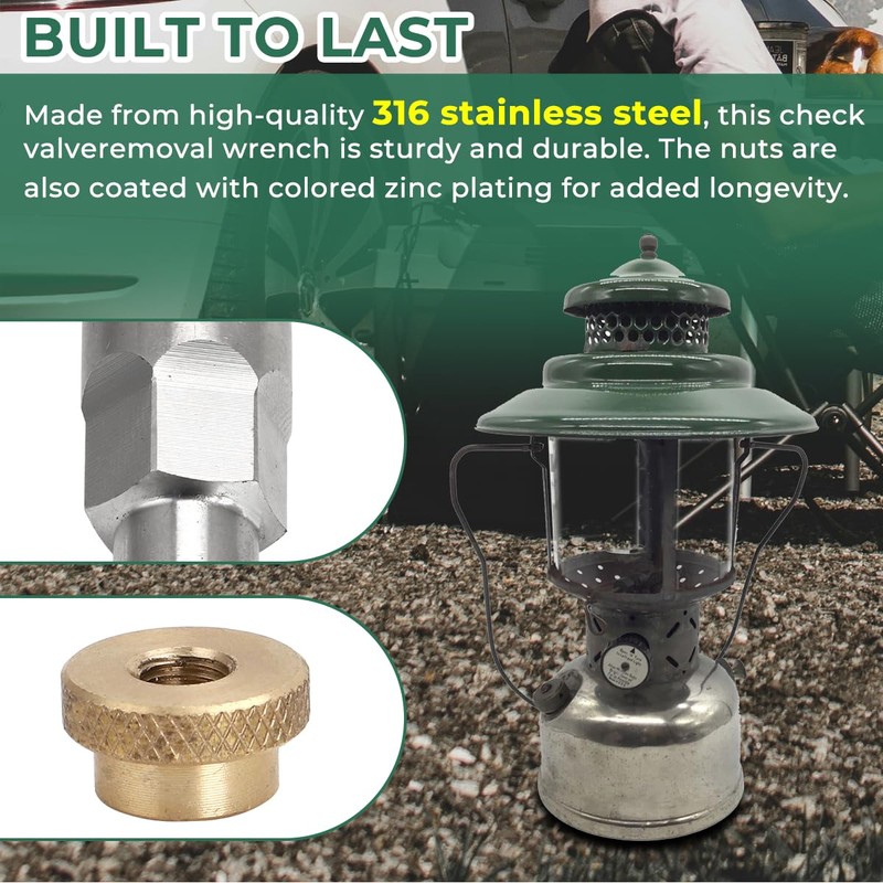 MOTOQUEEN for Coleman Double END Check Valve Removal Wide Narrow