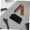 minkissy Small Comb for Men Beard Shaping Tool Wooden Brush