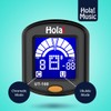 Hola! Music Professional Clip-On Tuner, Ukulele Tuner Rechargeable, Quick &