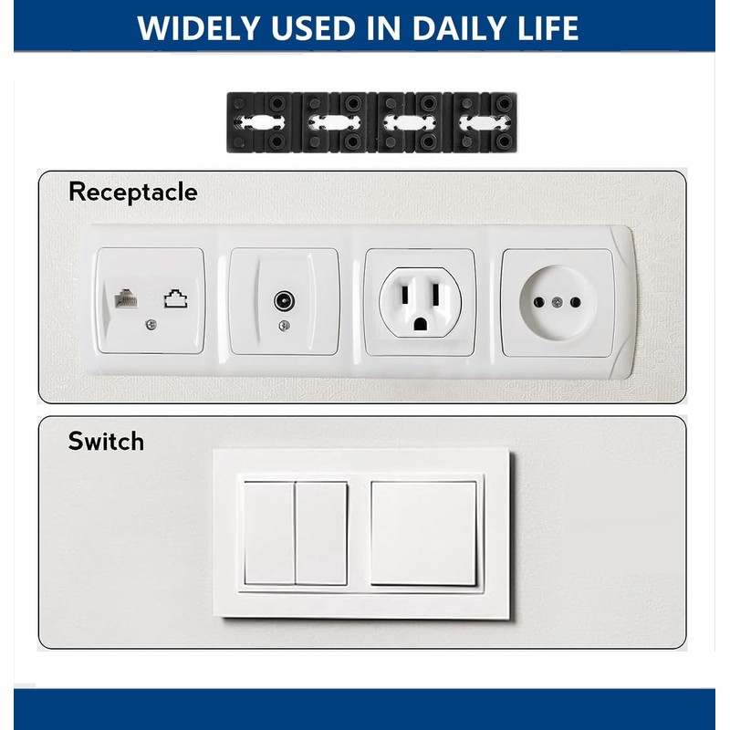 100pcs Outlet Spacers for Electrical Box, Electrical Outlet Spacers Shims