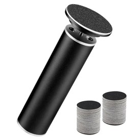 Electric Foot Callus Remover, Rechargeable Aluminum Callus Remover, Stepless Adjustable Speed Foot Sander Pedicure for Feet Dead Skin with 60pcs Replaceable Sandpaper Discs