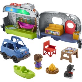 Fisher-Price Little People Toddler Playset, Light-Up Learning Camper, Electronic Toy with Lights and Music for Ages 1-5 Years