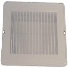 Metaline LS248-WHITE 4" x 8" Heavy-Duty White Floor Register