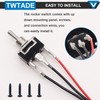 TWTADE Boat Trim Switch Momentary Rocker Toggle Switches 3 Pin
