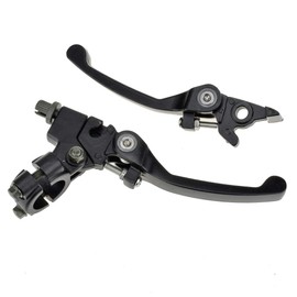 HIAORS HIAORS Black Chrome Clutch Brake Lever for 22mm 7/8 inch Handlebar 110cc 125cc 140cc TTR 125cc SSR Xmotos Apollo 125 Pit Dirt Bike Motorcycle