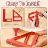 TPTGIAR 3D Mitre Angle Multifunctional, 22.5-90 Angle Aluminium Alloy Protractor,
