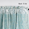 Home Soft Things Mystic Valance Set, Teal/Turquoise, 60" x 18",