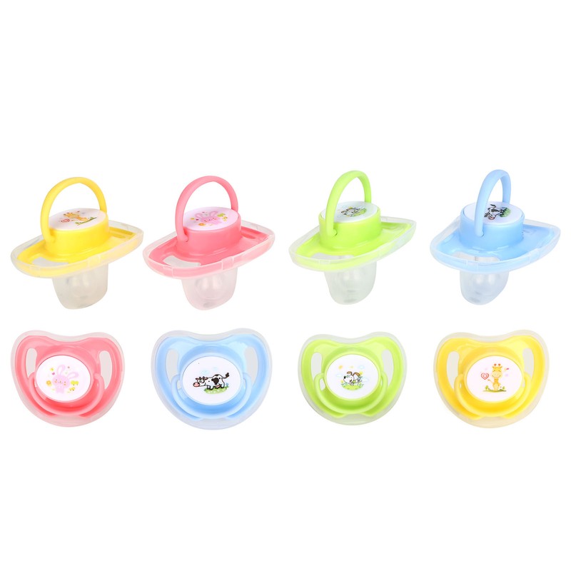 4Pcs Binkies Ultra Light Premium Silicone Safe Healthy Durable Quick