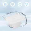 YAFIYGI 50PCS Rope Light Clips Secure Mounting Holders Transparent PP