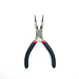 【クリスタル神戸】【工具】アクセサリー製作用 丸やっとこ 丸ペンチ 丸ヤットコ 黒