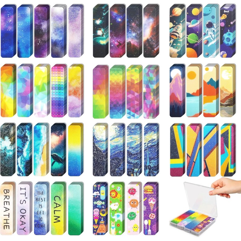 48 Pieces Unique Sensory Stickers for Anxiety Relief Items -
