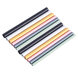 Healvian 4sets Nail Art Tips Shaping Tube Metal Rods for Uv Gel Manicure Shaping Tools for French Nails Portable Manicure Accessories for Women