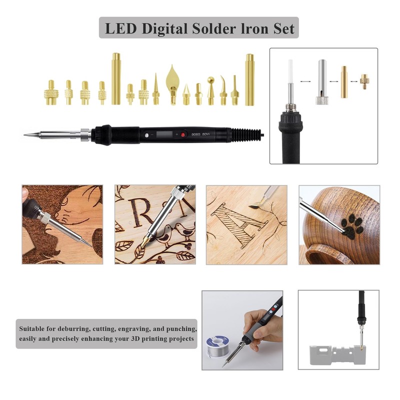 Anyman 3D Printer Finishing and Smoothing Tools Kit Includes Digital