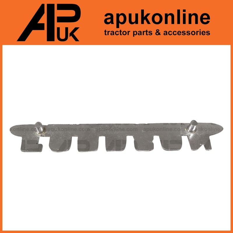 APUK Red Fordson Logo Emblem Badge Pin Mount Replacement for