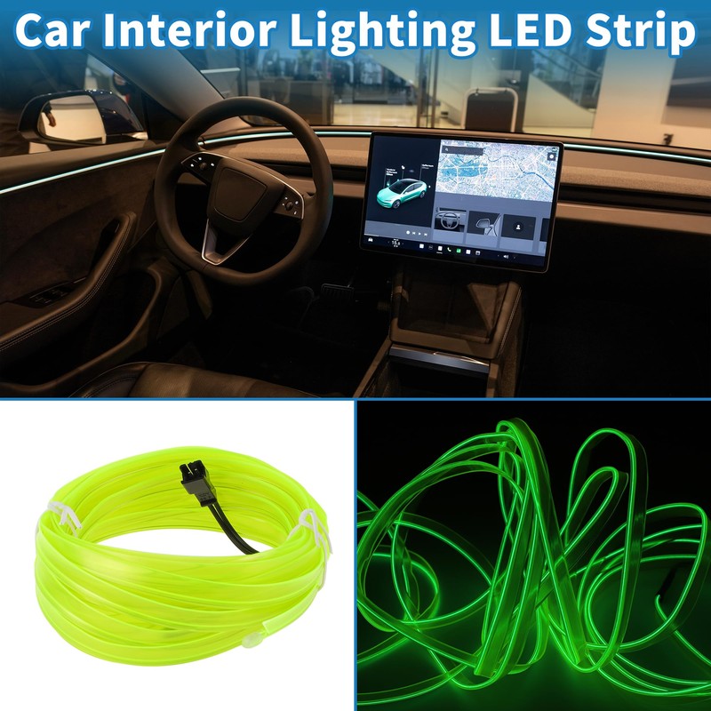 A ABSOPRO 4m EL Wire Cable LED Glow String Light