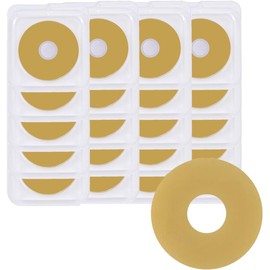 Ostomy Barrier Rings, Moldable Ostomy Rings, Hydrocolloid Skin Extender Rings for Colostomy Bags,Sting-Free Ostomy Supplies (2mm-20PCS)