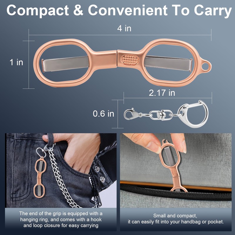 2 Pcs Folding Stainless Steel Portable Mini Small Travel Scissors,