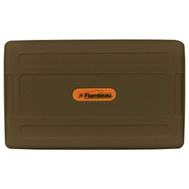 Flambeau Outdoors 2906F Medium Foam Fly Box, Portable Fly Fishing Organizer with Foam Panels and Magnetic Closure