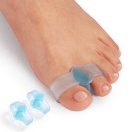 Promifun Bunion Corrector, Toe Separators with 2 Loops, 10 Pack of Gel Toe Corrector, Big Toe Spacer for Bunion Pain and Overlapping