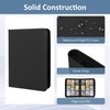 Trading Card Binder 9 Pocket with Zipper, Fvxldcz PU Cover