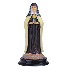 ICE ARMOR 5" H Saint Clare Statue St. Clare of Assisi Holy Figurine Religious Decoration