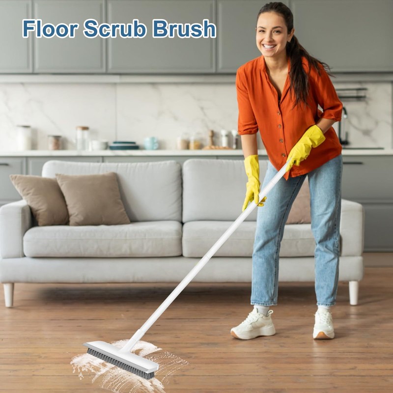 SetSail Floor Scrub Brush with 48-Inch Long Adjustable Handle 2
