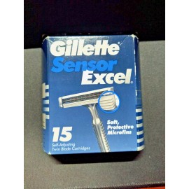 Gillette Sensor Excel 15 twin Blade Cartridges