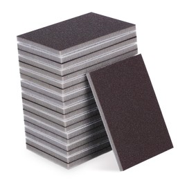 COHEALI 20Pcs Sanding Pads Grit Sandpaper Sponge for Wood and Lightweight Manual Sanding Blocks for Fine Detailing and Smoothing Tasks Compact and Durable