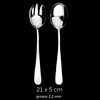 Salad Servers Stainless Steel 18/0 Set with Salad Spoon, Highly