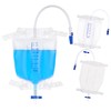 BeHerk 750 mL Catheter Leg Bag for Men and Women