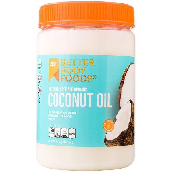 BetterBody Foods Organic Refined Coconut Oil 28oz