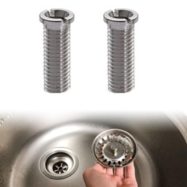 Kitchen Sink Basket Strainer Screw, Hollow Screw Sink, Strainer Screw, 35 mm Stainless Steel Drain Strainer Screw, Hollow Screw for Strainer Basket Valves, for Sink, Sink Strainer Basket, Kitchen,