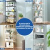 Storage Shelves 5 Shelf Wire Shelving Adjustable Metal Shelving 1250