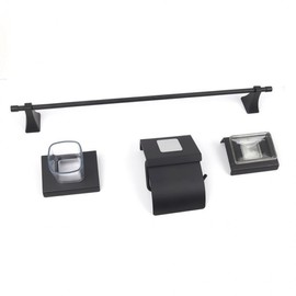 Bathroom accessories 9000 black/stand count