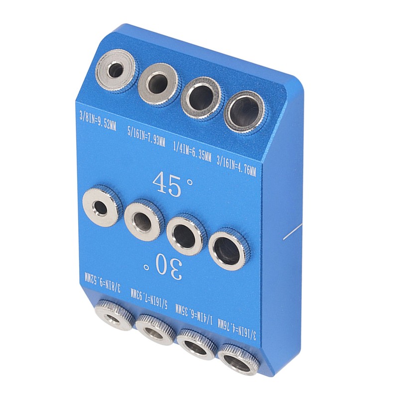 Drill Guide Jig 30 45 90 Degree Aluminum Alloy Angle