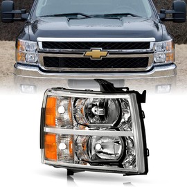 ACANII - For 2007-2013 Chevy Silverado 1500 2500HD 3500HD Replacement Headlight Headlamp - Passenger Side Only