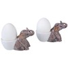Big Elephant Set Salt/Pepper 2 pieces plus 2 Eggcups total