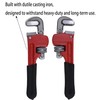 Small Pipe Wrench, 6 Inch Adjustable Plumbers Wrench Mini Plumbing