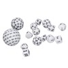 15pcs Complete Polyhedral Dice Set Acrylic D3 to D100 Spherical