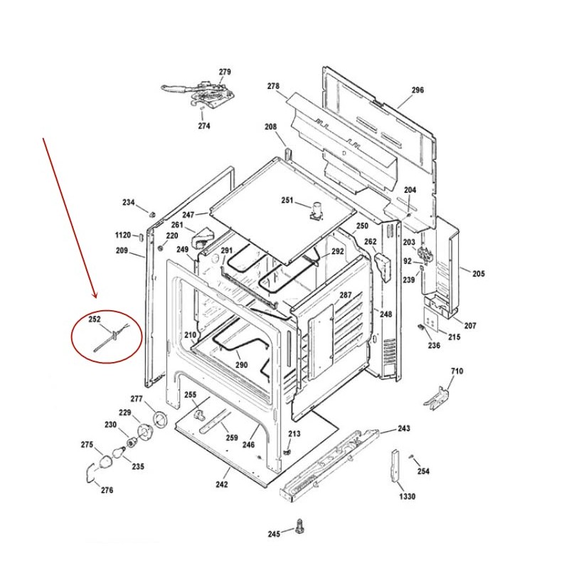 WB21X22134 AP5953771 WB21T10007 PS10059162 Compatible With GE Range Oven Sensor